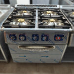 Fogão a gás c/ 4 queimadores e forno (800x730x850mm)