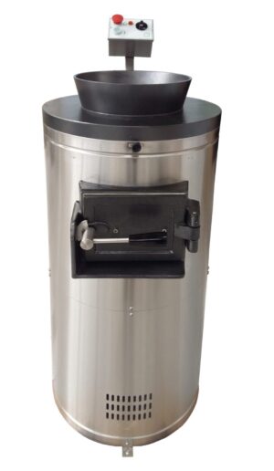 Peladora de batatas em aço inoxidável 25 kg, trifásico