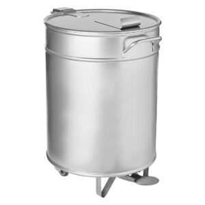 Balde de detritos com pedal 50 l