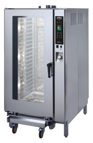 Forno convetor misto a gás (vapor direto), 20xGN2/1