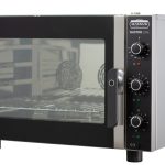 Forno convetor elétrico para gastronomia com humidificação, grill e inversão de marcha, 4x GN1/1 e 60x40