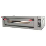 Forno de pizza elétrico com câmara totalmente em tijolo refratário, 1 câmara 1020x685x150 mm - digital