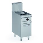 Fritadeira de alto rendimento a gás, cuba 14 l em V, móvel