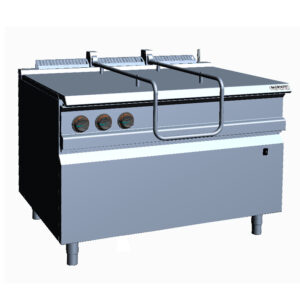 Braseira a gás, cuba inox 120 l