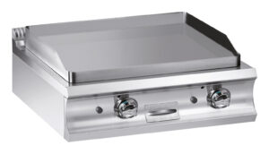 Fry-top a gás, placa lisa 780x720 mm, TOP