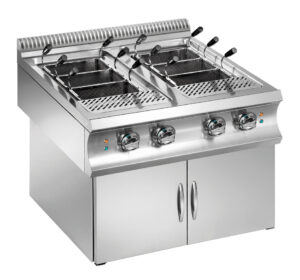 Cozedor de pasta elétrico 40+40 l, TOP (versão suspensão)