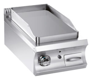 Fry-top a gás, placa lisa 380x720 mm, TOP