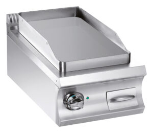 Fry-top elétrico, placa lisa 380x720 mm, TOP