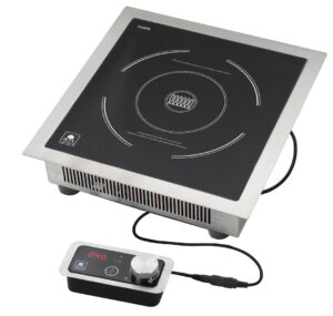 Placa de indução com comando à distância, modelo de encastrar