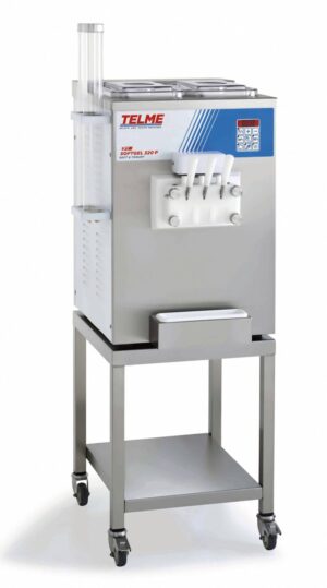 Máquina de gelado semi-frio, 180 cones/h (extração por bomba)