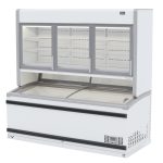 Expositor profissional de congelados, 1613 l - Descongelação automática e compressor de velocidade variável