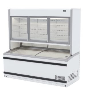 Expositor profissional de congelados, 1613 l - Descongelação automática