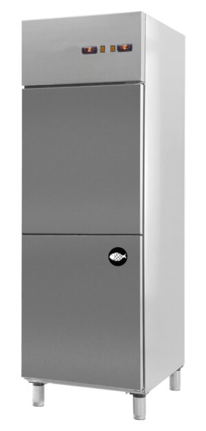 Armário frigorífico misto com um compartimento para peixe, 298 l + 298 l
