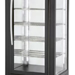 Armário panorâmico refrigerado, 360 l - Preto