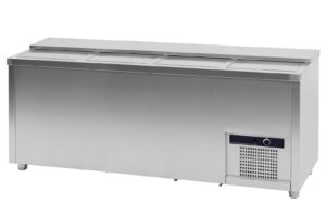 Arrefecedor de garrafas em inox com quatro portas