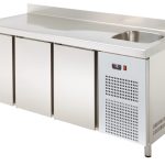 Bancada refrigerada com pio (350x360x150 mm), 395 l