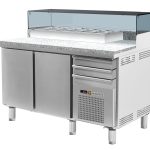 Bancada refrigerada para pizza com kit refrigerado incorporado, 325 l