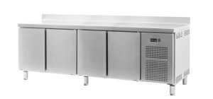 Bancada refrigerada gastronorm com 4 portas, 617 l