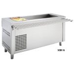 Elemento com cuba refrigerada, 4x GN1/1, 150 mm