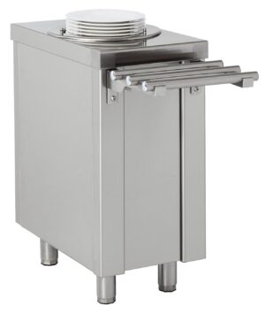 Dispensador de pratos de nível constante, neutro