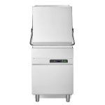 Máquina de lavar louça de capota, cesto 500x500 mm