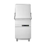 Máquina de lavar louça de capota, cesto 500x500 mm