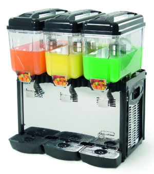 Distribuidor refrigerado para bebidas, 3x12 l