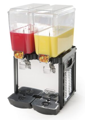 Distribuidor refrigerado para bebidas, 2x20 l