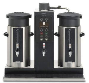 Máquina de café de filtro 30 l com dispensador de água quente e 2 containers