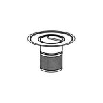 Filtro para chá - container CN20e / CN20i (combinar com o tubo de enchimento "filling pipe" 17020)