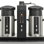 Máquina de café de filtro 60 l com dispensador de água quente e 2 containers