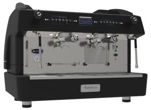 Máquina de café espresso automática, 2 grupos - preto
