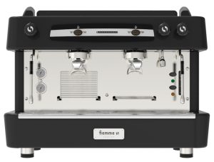 Máquina de café espresso semi-automática, 2 grupos - preto