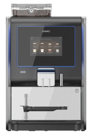 Máquina automática de café em grão com 1 depósito para produtos instantâneos