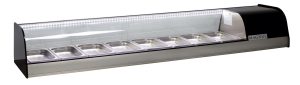 Vitrine de petiscos refrigerada 8x GN1/3