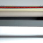 Calandra automática com regulador de velocidade + aspiração + rolo "Nomex" e revestimento do rolo em "Maxpress", Ø 300x2000 mm