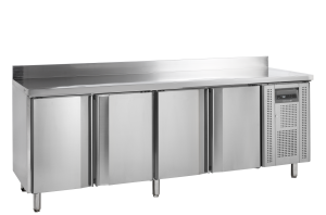 Mesa de frio com congelador para snacks