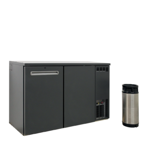 Refrigerador de barris topo de gama, unidade de máquina à direita