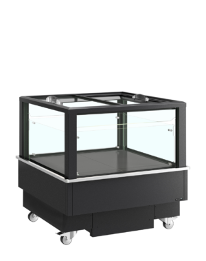Refrigerador/congelador preto para venda por impulso