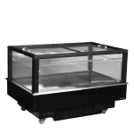 Refrigerador/congelador preto para venda por impulso
