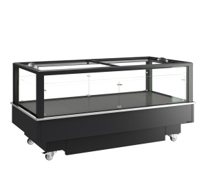 Refrigerador/congelador preto para venda por impulso