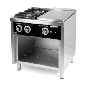 PR2F7508E — Placa radiante 400 + 2 bocas de coluna