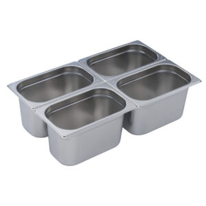 TABULEIRO INOX GN1/4-200