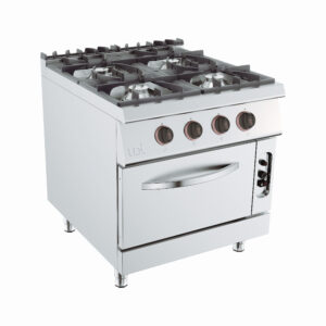 FOGÃO GÁS 4 QUEIMADORES FORNO GÁS 3x10kW+1x6,5kW