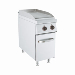 FRY-TOP ELÉTRICO SIMPLES NERVURADO COM PORTA