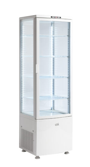 VITRINE EXPOSITORA BRANCA GRELHAS AJUSTA UDVEGF236