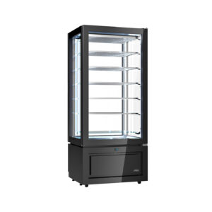 VITRINE LUXOR PRETA KG8A (-25º-15ºC) ESTÁTICA