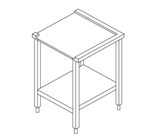 MESA ANGULAR A10 590x590x850h MODELO HT