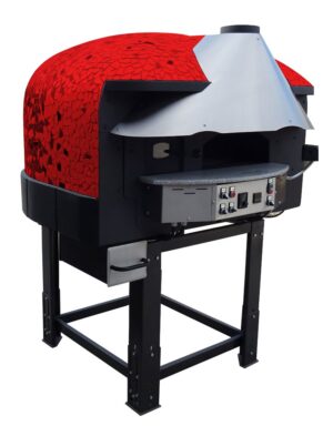 FORNO PIZZA ROTATIVO GÁS/LENHA UXIM85RK MOSAICO