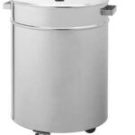 BALDE DE DETRITOS SEM PEDAL 50L INOX